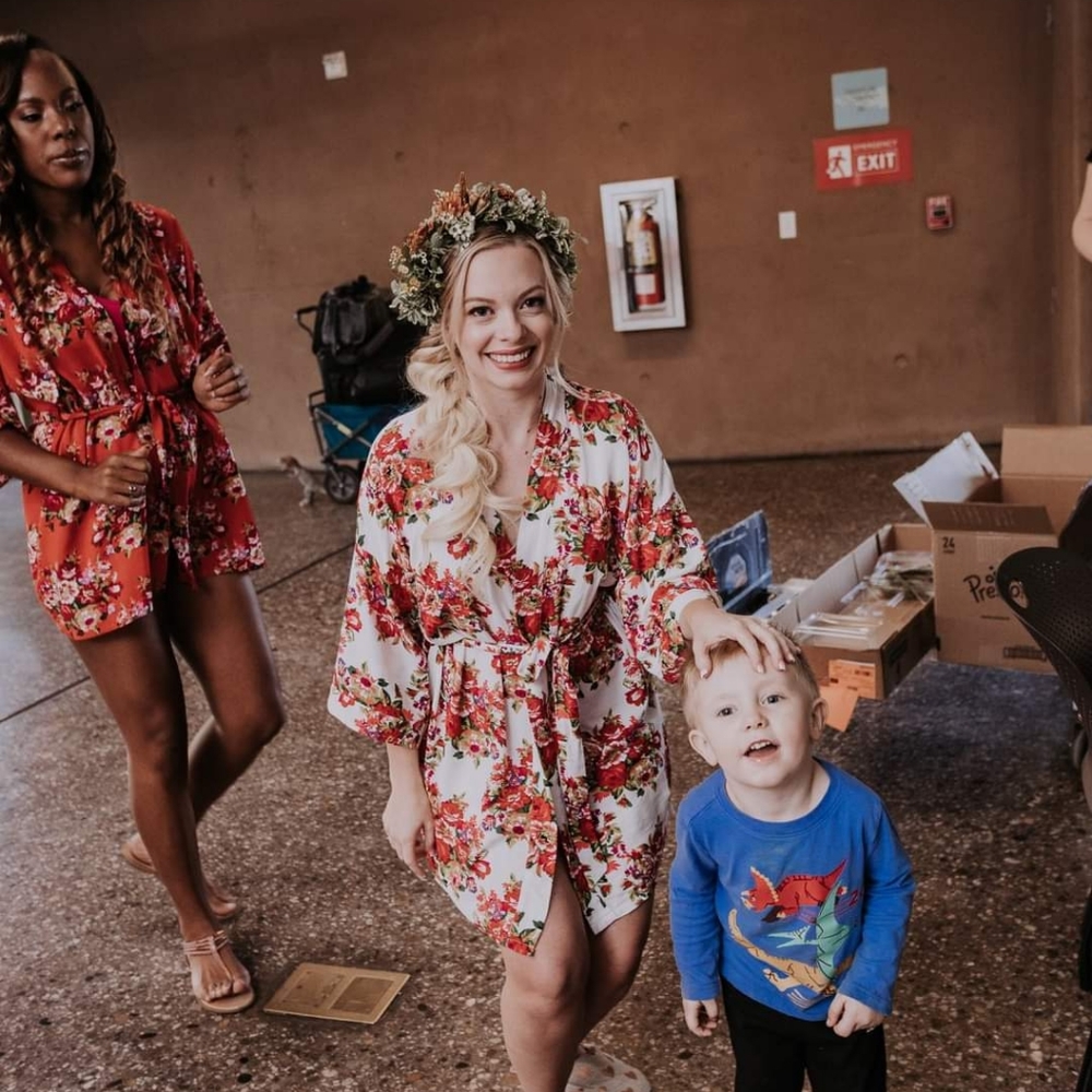 Pink Floral Robe - Picture 8 of 8